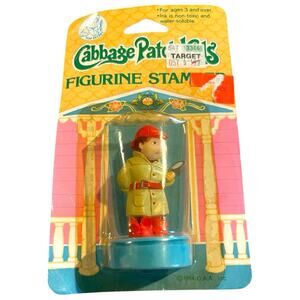Cabbage Patch Kids Figurine Stamper ‘Top Secret’ Boy Detective NOS 1984